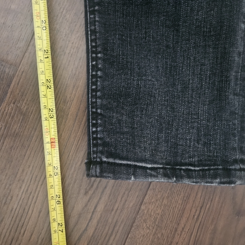 Sleek Black Graphic Patches Skinny Jeans Essential Style - Picture 7 of 7